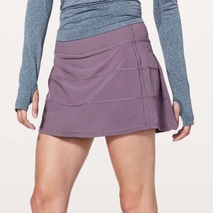 Lululemon Pace Rival Skirt in Smoked Mulberry